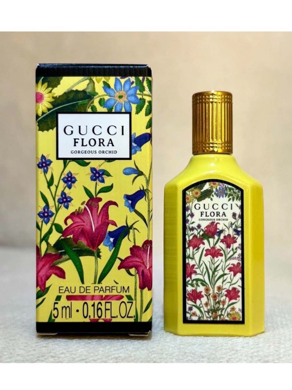 Gucci Flora Gorgeous Orchid Eau de Parfum MINI Splash Dabber .16oz, 5ml NIB